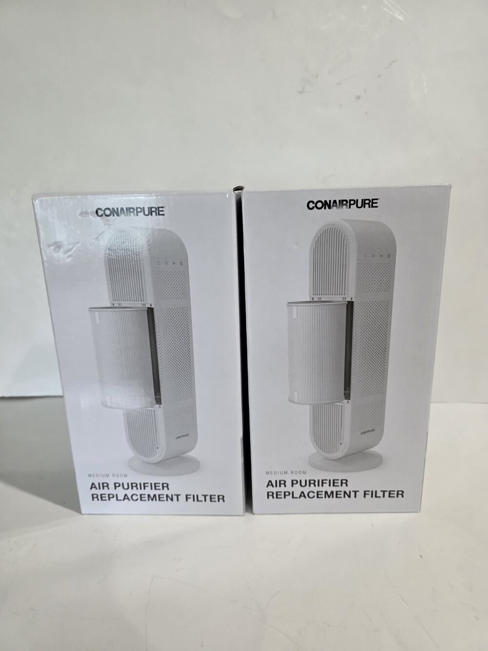 2 Pack Conair Pure APRP04 Medium Room Air Purifier Replacement Filter HEPA AP04